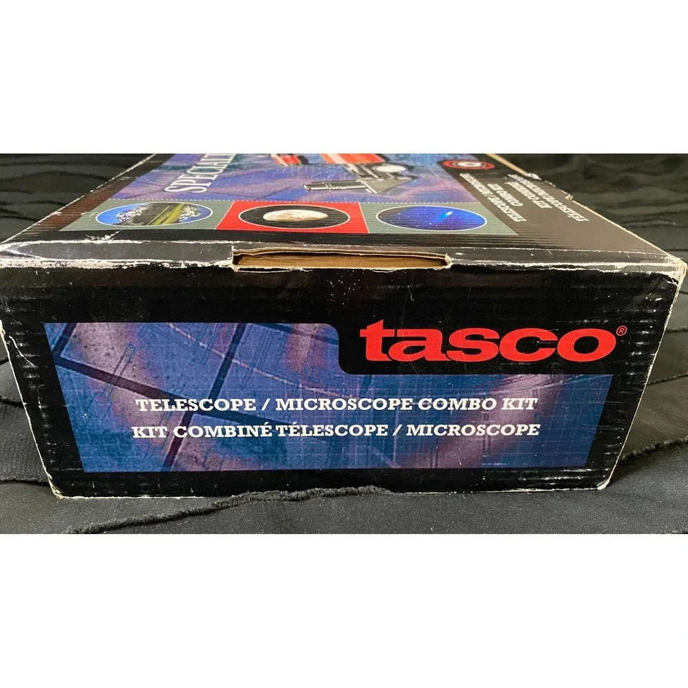 Tasco Specialty Telescope & Science Microscope 49TNW Kit Ages 8-12 Cosmic Stars